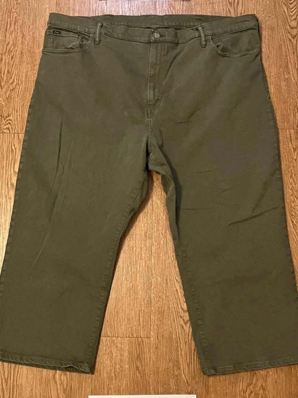 Polo Ralph Lauren Hampton Jeans Mens 54x30 (52x26) Green Relaxed Straight